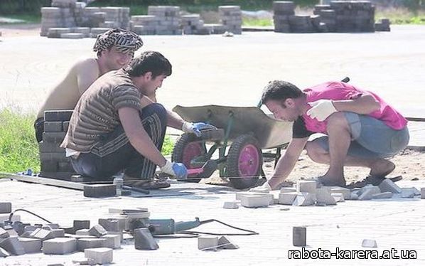 работа на стройке